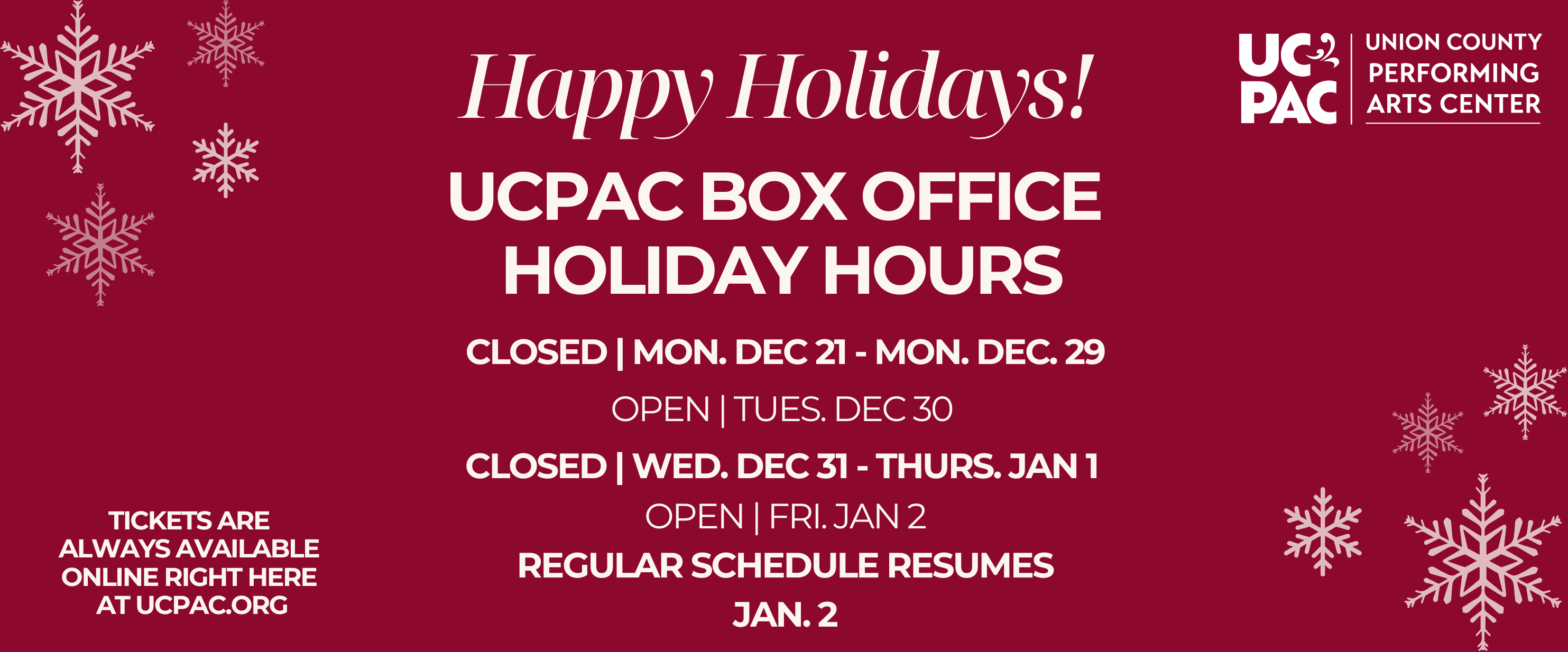 UCPAc events UCPAC events