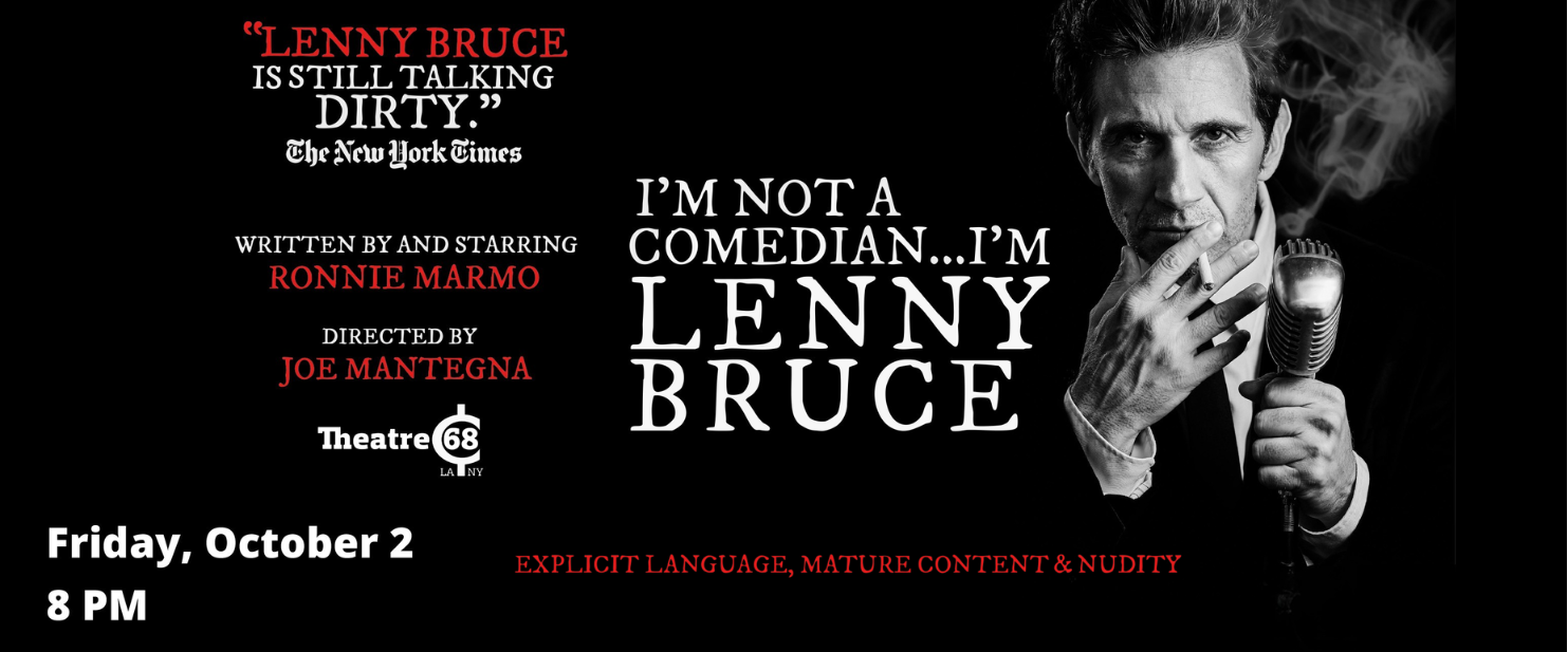 im not a comedian im lenny bruce im not a comedian im lenny bruce